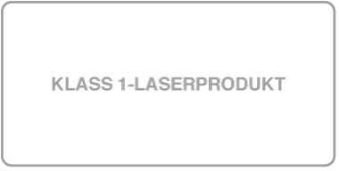 symbolen för klass 1-laserprodukt