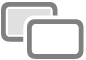 de knop voor synchrone weergave