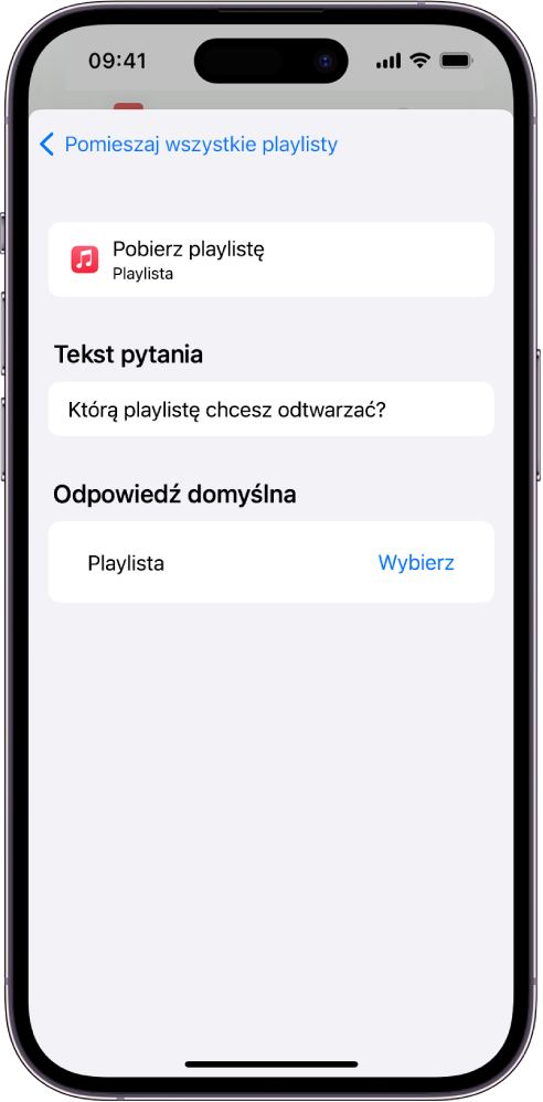 Tekst pytania przy imporcie.