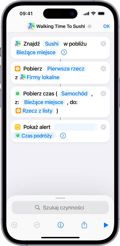 Skróty zawierające zmienne.