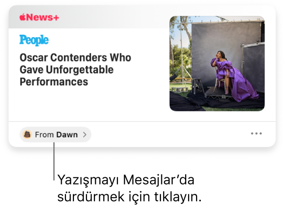 News’da paylaşılmış bir haber makalesi. Mesajlar’da bir yanıt göndermek için Kimden etiketini tıklayın.