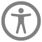 das Symbol „Bedienungshilfen-Kurzbefehle“