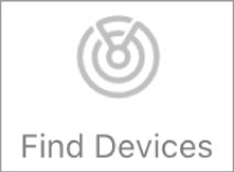 The Find Devices button on the iCloud.com sign-in website.