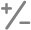 the Plus/Minus button