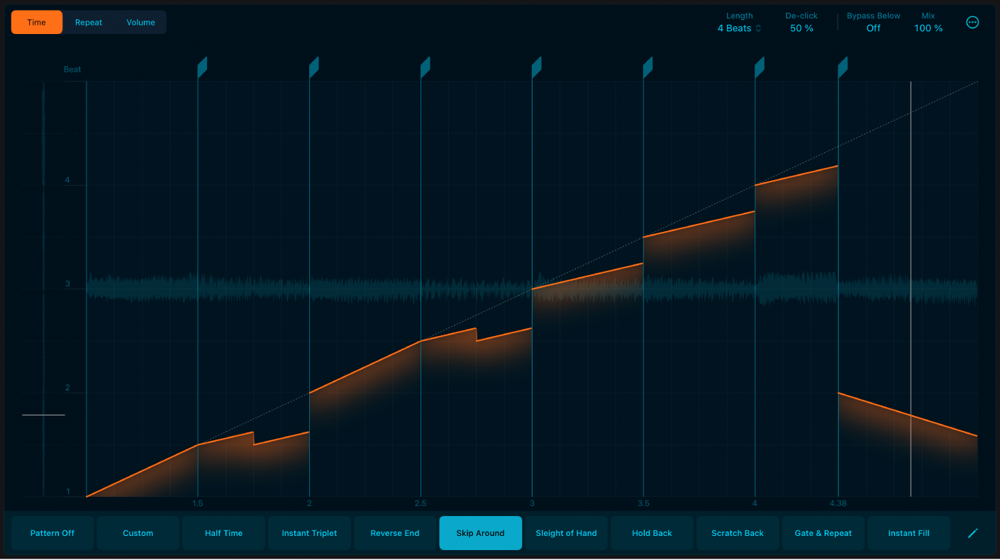 図。Beat BreakerのMain Editor。