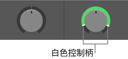 图。立体声声像旋钮。