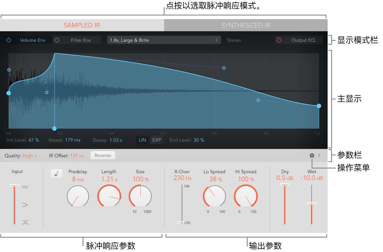 图。显示主界面区域的 Space Designer 窗口。