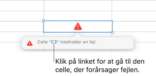 Link til en cellefejl.