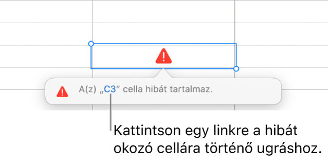 Cellahiba-hivatkozás.