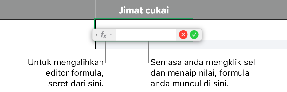 Editor Formula.