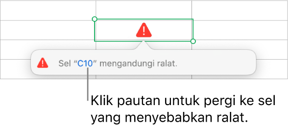 Pautan ralat sel.