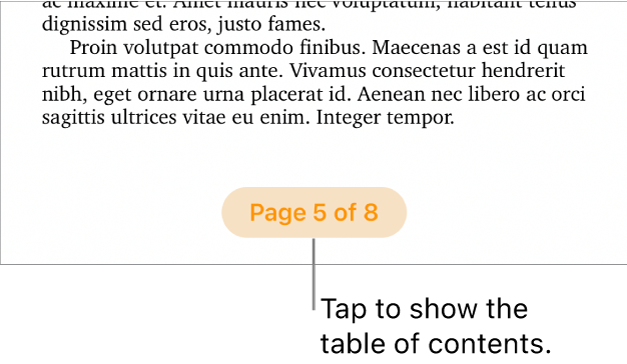 An open document with the page count “3 of 3” at the bottom centre of the screen.