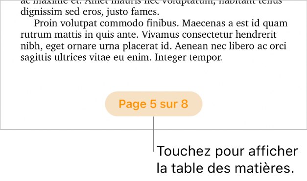 Un document ouvert avec le numéro de page « 3 sur 3 » au milieu du bas de l’écran.