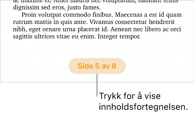 Et åpent dokument med sidetellingen «3 av 3» nederst i midten av skjermen.