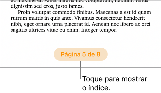 Um documento aberto com a contagem de páginas “3 de 3” no centro da parte inferior da tela.