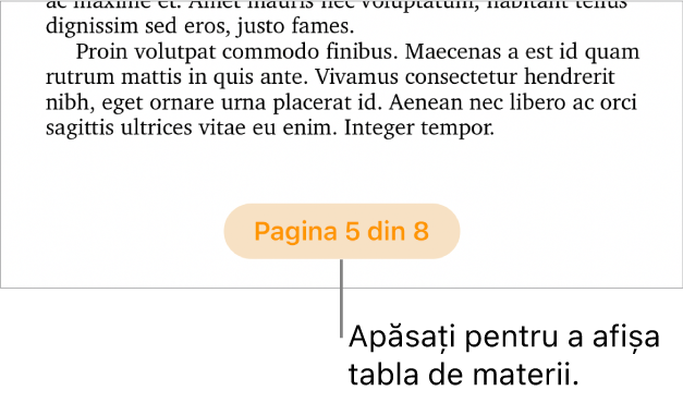 Un document deschis, cu contorul de pagini „3 din 3” în partea din centru jos a ecranului.