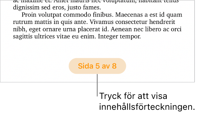 Ett öppet dokument med sidnumret ”3 av 3” längst ned i mitten på skärmen.