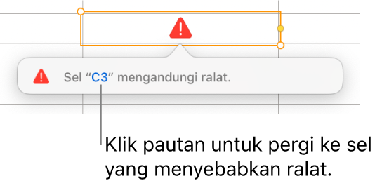 Pautan ralat sel.