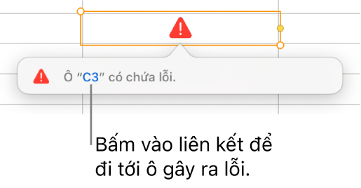 Liên kết lỗi ô.