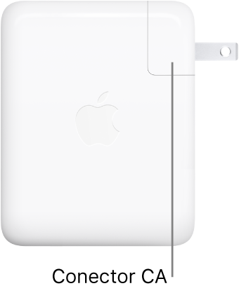 Adaptador de Alimentação USB-C de 140 W.