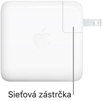 70 W napájací USB-C adaptér.