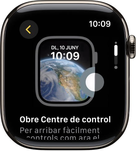 Un consell per obrir el centre de control.