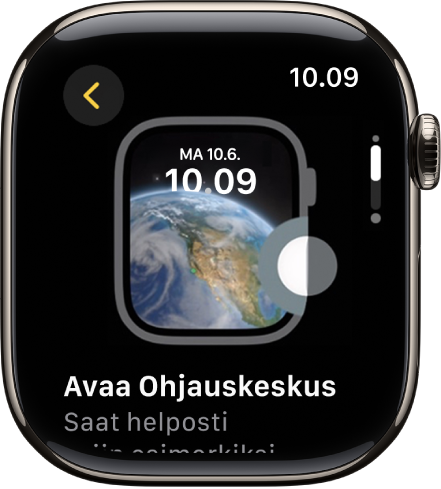 Vinkki Ohjauskeskuksen avaamiseen.