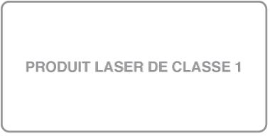 symbole de produit laser de classe 1