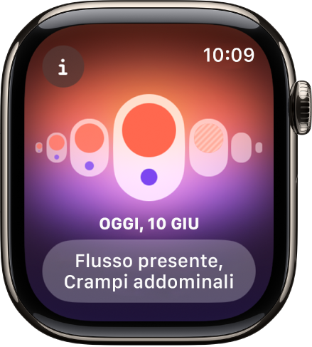 La schermata di Monitoraggio ciclo.