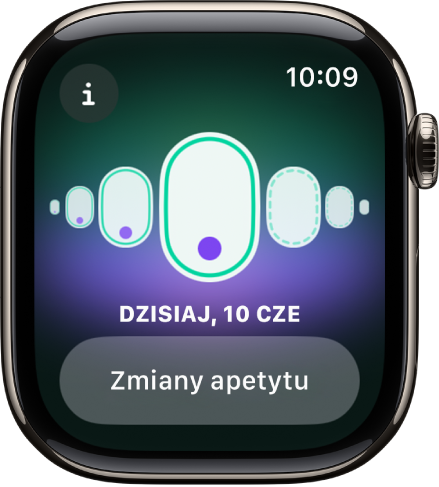 Ekran Śledzenie cyklu.