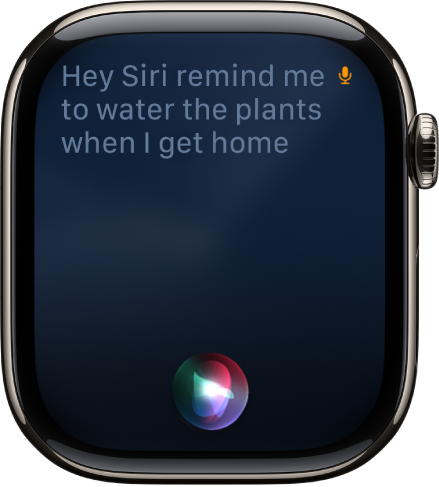 Zaslon Siri, ki prikazuje zahtevo za nastavitev opomnika.