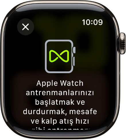 Apple Watch’unuzu spor salonu ekipmanıyla eşlerken görünen eşleme ekranı.