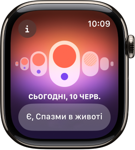 Екран «Відстеження циклу».