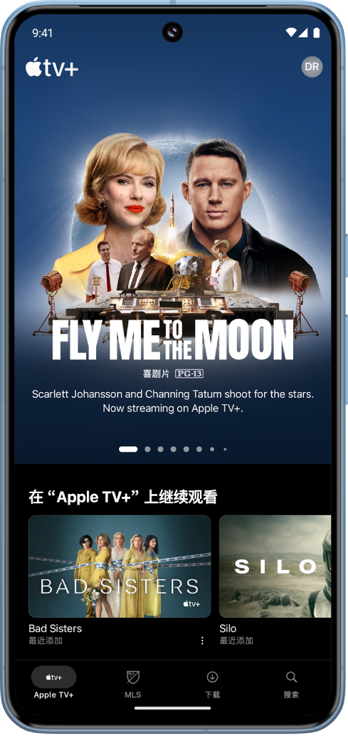 安卓设备显示 Apple TV App