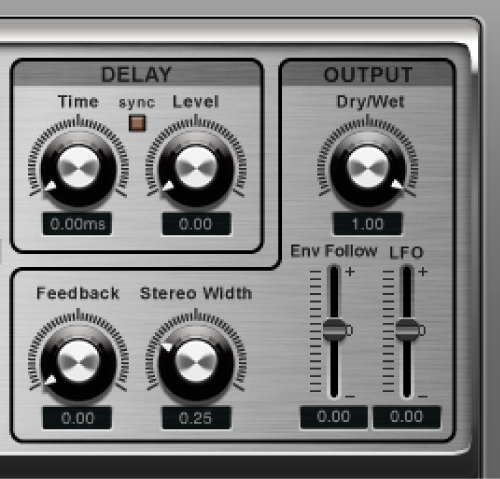 I controlli di Uscita di Ringshifter.