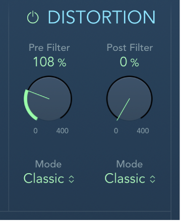 AutoFilterの「Distortion」コントロール。