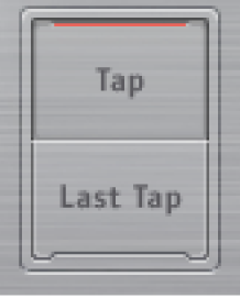 Pad de toque do Delay Designer.
