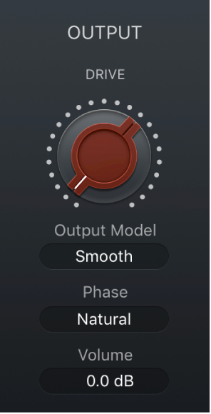 Vintage Console EQ 的 Output 部分。