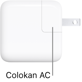 Adaptor Daya USB-C 30W.