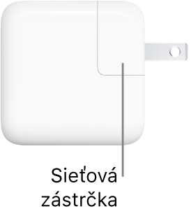 30 W napájací USB-C adaptér.