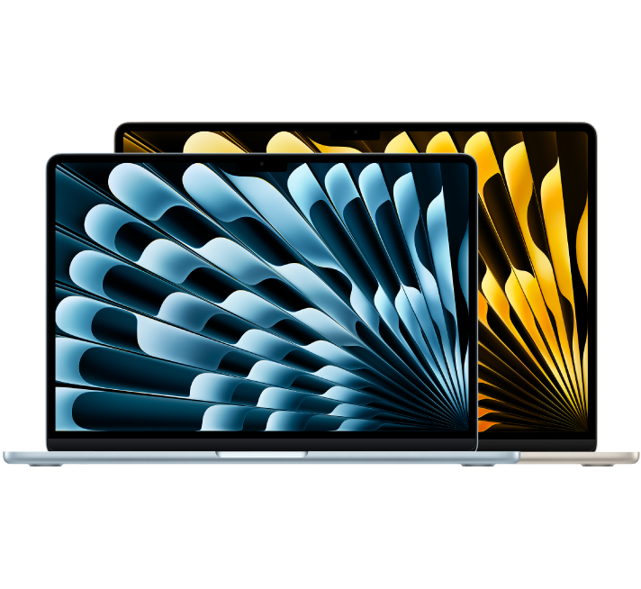 MacBook Air 正面視圖。