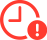 el icono de Entregada con retraso