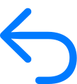 het symbool 'Geef terug'