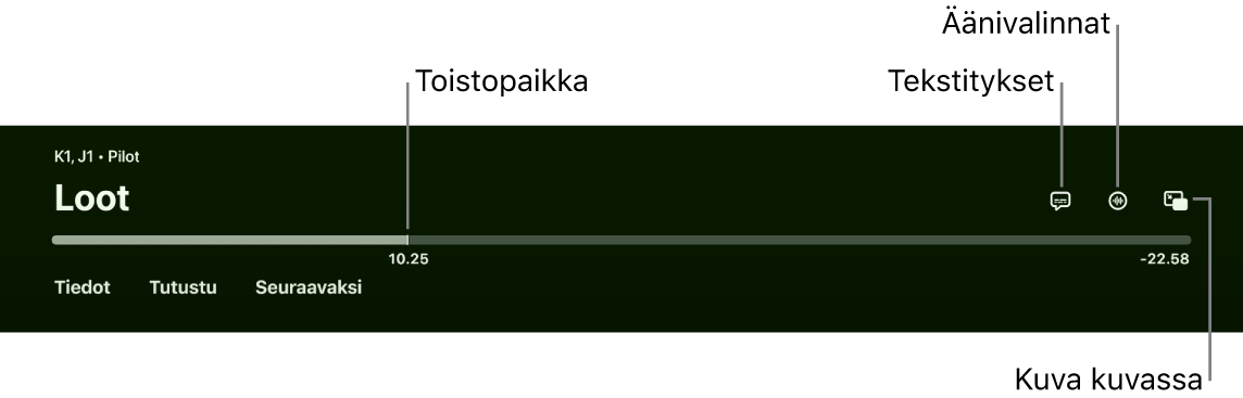Toistosäätimet