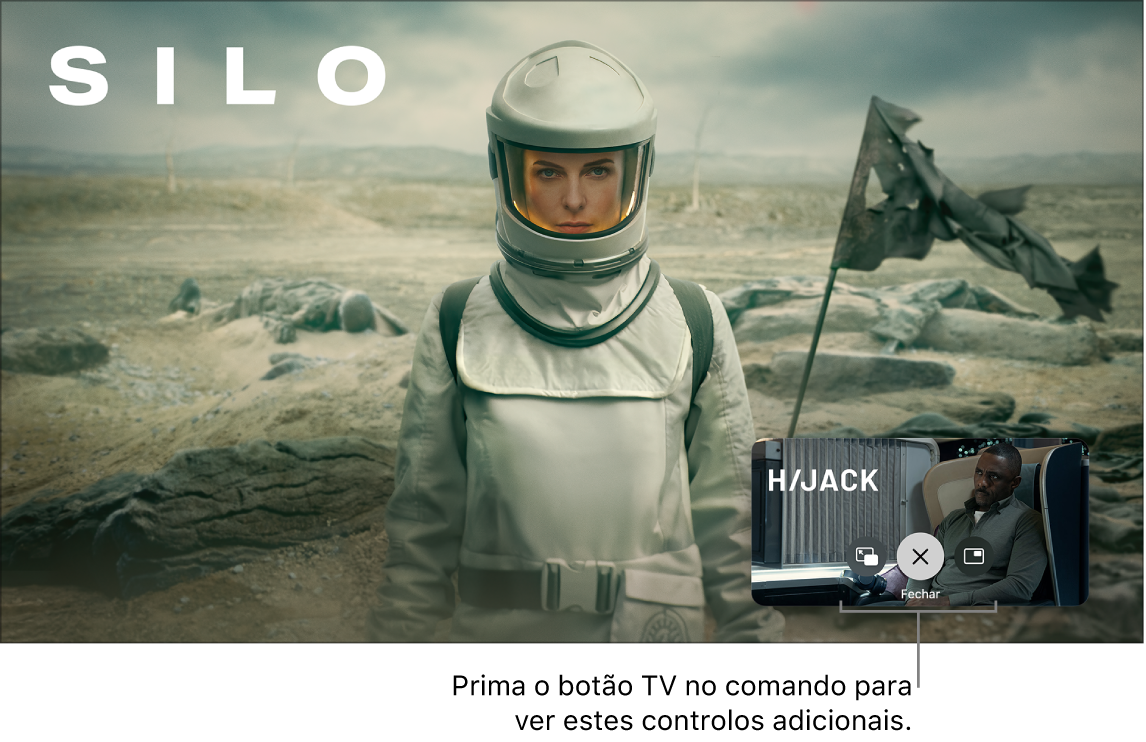 Mais controlos de picture‑in‑picture
