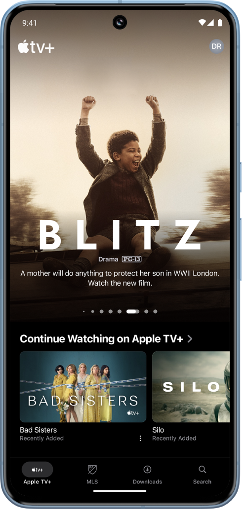 Εμφάνιση καρτέλας Apple TV+