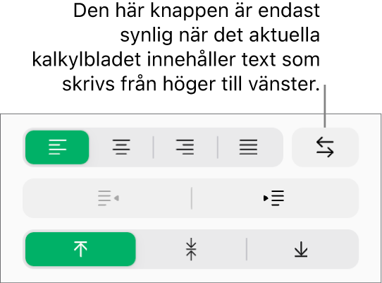 Knappen Textriktning i sidofältet Format.