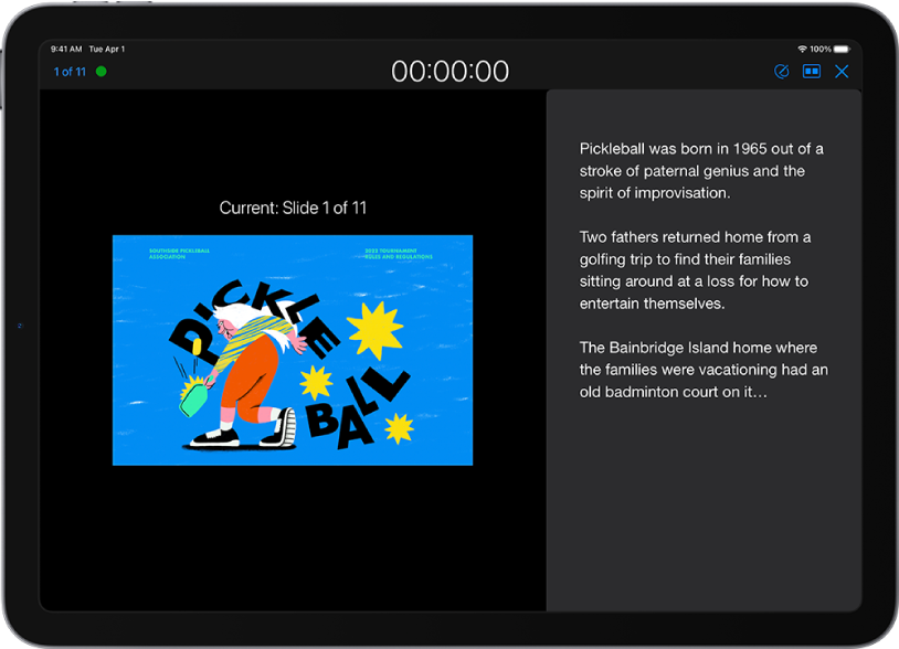 חלון המראה מצגות שיש להן כמה מציגים עם הכפתור ״התחל כמארח״ למטה.