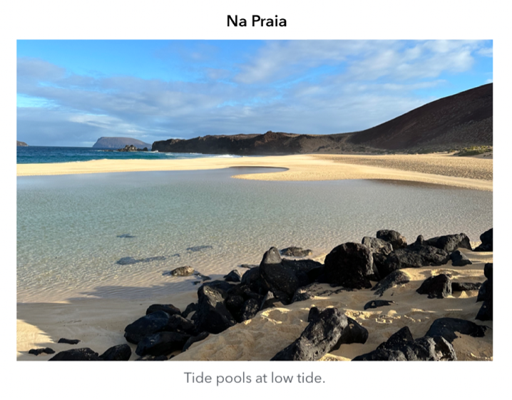 Objeto com um título e legenda.