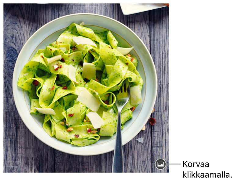 Korvaa kuva -painikkeen kuva.